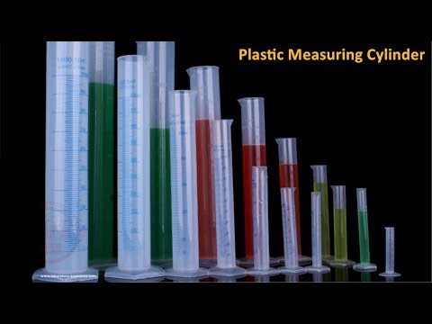 Plastic measuring cylinder lab consumable graduated cylinder...