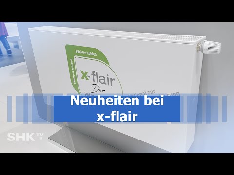 Kermi - x-flair heat pump radiators – for heating cost recording | SHK-TV product