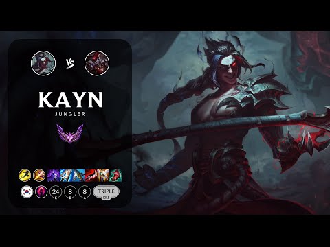 Kayn Jungle vs Shaco - KR Master Patch 13.9