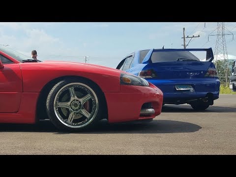 Buschur built EVO vs. 3000GT VR-4 battle royale!!
