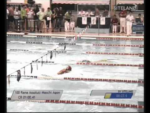 Eliminatorie 1 dei 100 Rana  Assoluti Maschi Agonisti - 16 Memorial Chiara Giavi