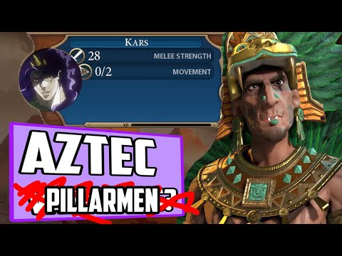 Montezuma's Bizarre Adventure - Introducing Kars - Civ 6 Deity Aztec Vampires Ep. 1