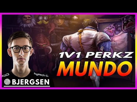 351. Bjergsen 1v1 Perkz - Dr. Mundo vs Dr. Mundo - December 26th, 2016 - Patch 6.24 Season 7
