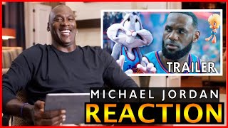 Michael Jordan REACTION Space Jam 2 Trailer video