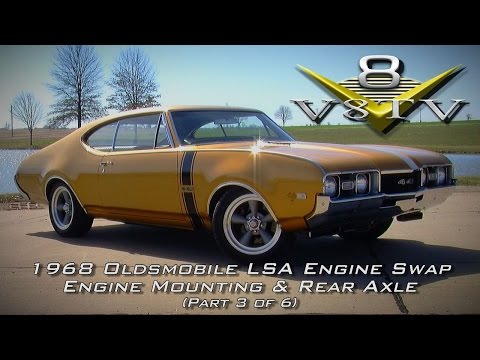 1968 Oldsmobile Cutlass Supercharged 6.2 LSA Engine Install Swap Video Part 3 V8TV