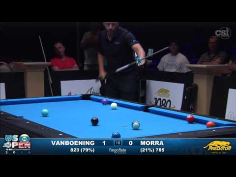 2016 US Open 10-Ball: Shane Van Boening vs John Morra