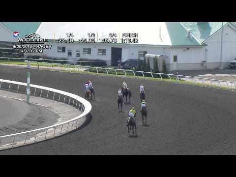 Woodbine, Tbred, Sept. 20, 2015 Race 7