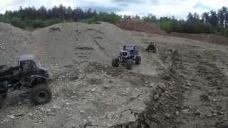 preview picture of video '3 Unimog RC Trucktrial'