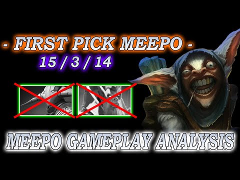 First Pick Meepo And Still Dominate the Game - Meepo Gameplay Analysis #35