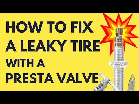 How To Fix A Leaky Tire Presta Valve Core