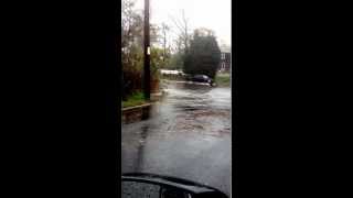 preview picture of video 'Flooding in Kings Park, NY before Hurricane Sandy'