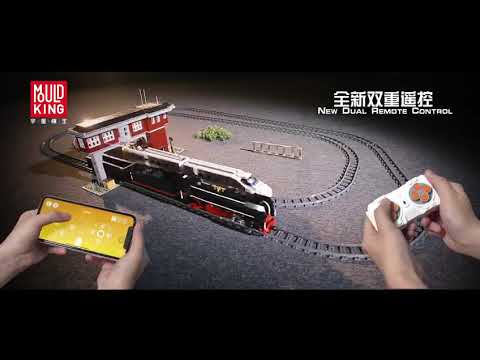 Конструктор Mould King «Паровоз QJ» на радиоуправлении 12003 / 1552 детали