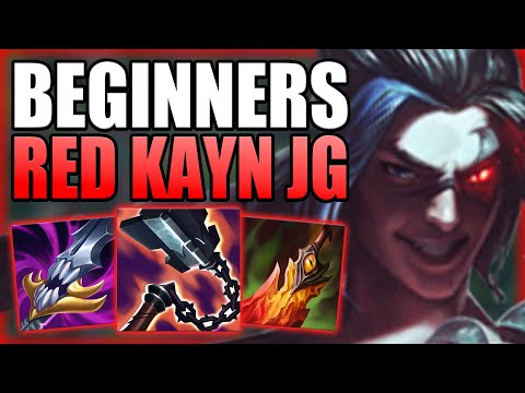 HOW TO PLAY RED KAYN & CARRY FOR BEGINNERS IN S12! - Best Runes/Builds S+ Guide League of Legends