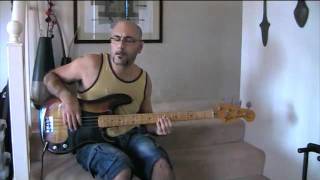 Im not moving - Phil Collins. 1975 Fender Precision bass