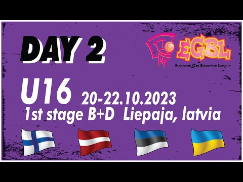DAY2 9:00 Liepaja SSS - Ukraine U16 | Oct 21th | EGBLU16 stage1 B+D 2023/24