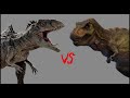 (EUDB) Tyrannosaurus (TLW) vs Giganotosaurus (JWD) | animation | DC2 | Edit |