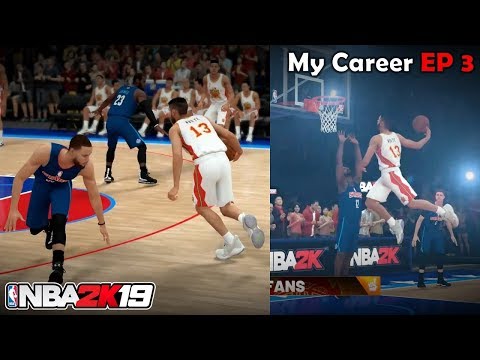 NBA 2k19 My Career EP 3 - Near Triple-Double vs NBA All Stars!
