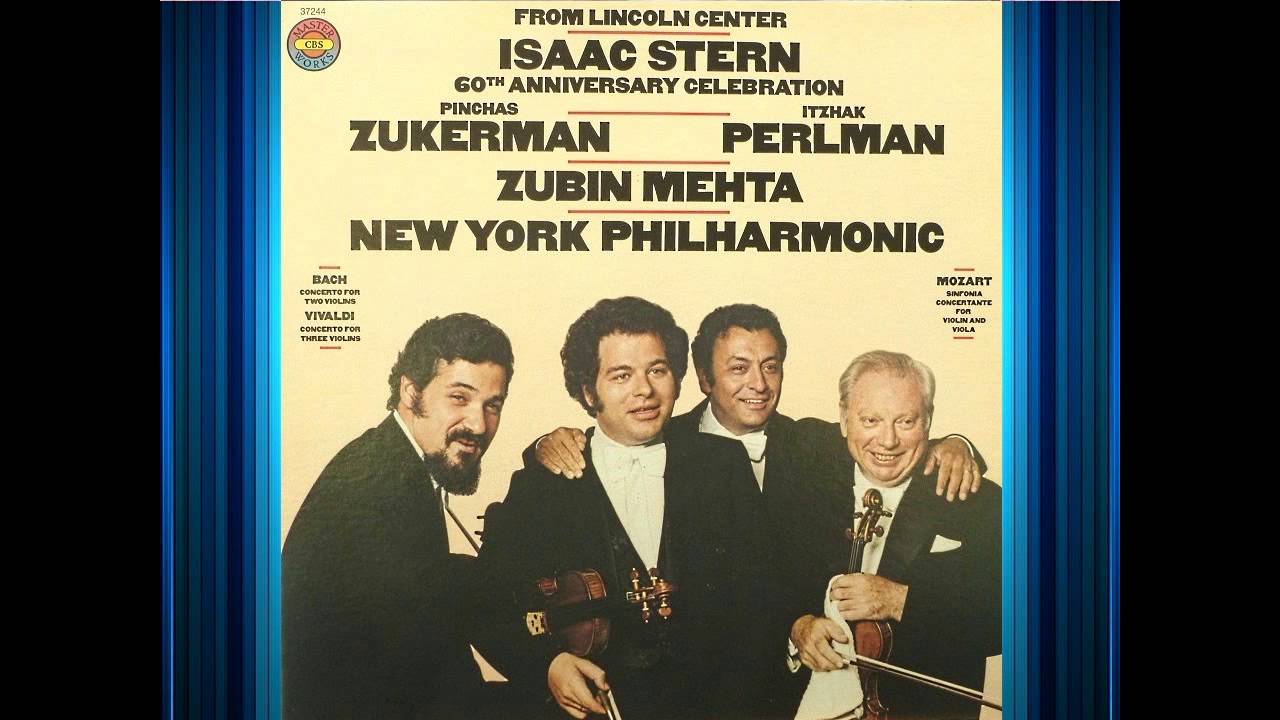 Bach - Concerto For Two Violins - Stern, Perlman - Mehta