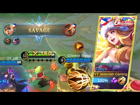NEW ONE SHOT BUILD😱 | BROKEN BUILD | TOP 1 GLOBAL FREYA | FREYA BEST BUILD 2022 | MUST WATCH | MLBB✓