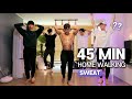 팔뚝살과 이별하자! 45분 걷기 홈트 (땀범벅💦!!) | Get Rid of Arm Flab! 45min FAT-LOSS HOME WALKING (SWEAT💦!!)