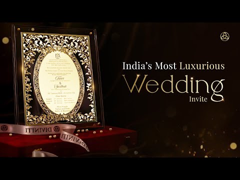 India’s Most Luxurious Wedding Invitation | 24K Gold-Plated Heirloom by Diviniti