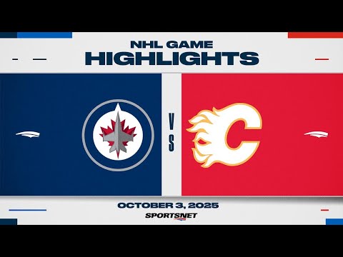 NHL Preseason Highlights | Jets vs. Flames - October 3, 2025