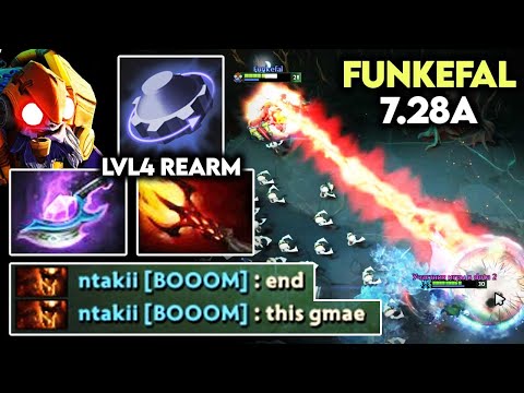 Funkefal Tinker Most Aggressive Tinker Is Back - Crazy Fast Dagon With lvl 4 Rearm Dota 2