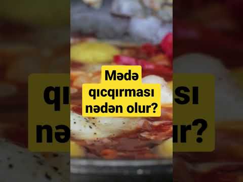 Mədə ağrısının səbəbi budur