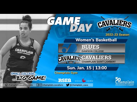 RSEQ D1 Basketball Féminin 🏀 Dawson @ Ch.-St-Lambert [2023-01-15]