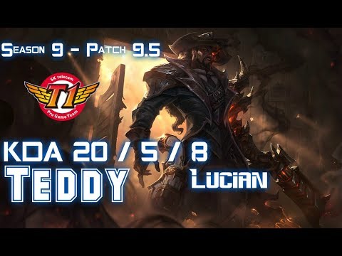 SKT Teddy LUCIAN vs KALISTA ADC - Patch 9.5 KR Ranked