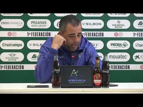 Germán Crespo, en la previa del partido en Fuenlabrada