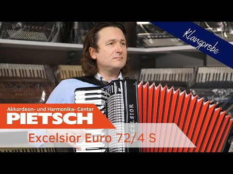 Akkordeon - Excelsior Euro 72/4S - Klangprobe