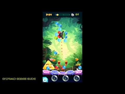 Angry Birds POP Bubble Shooter: Level 9: Walkthrough (3 STARS) HD