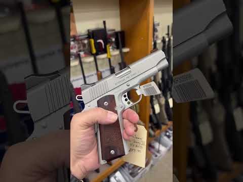 KIMBER STAINLESS PRO CARRY II 45ACP 4 INCH 7 RD FIXED SIGHTS Rosewood Grips w/ Kimber Logo