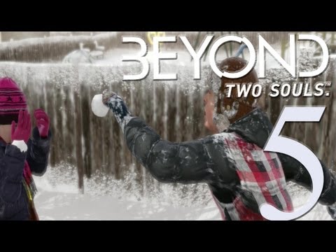 Beyond Two (2) Souls Walkthrough - My Imaginary Friend... - SNOWBALL FIGHT! Part 5