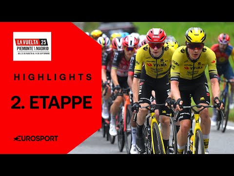 Vuelta a Espana 2025 | 2. Etappe | Highlights deutsch | Radsport