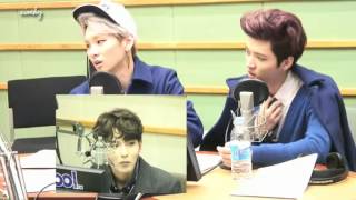 140313 Toheart Key Woohyun intro + fans message 1 Super Junior Ryeowook KTR