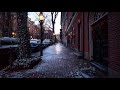 6AM Snow Walk in Boston (4K) | Winter Ambience (Beacon Hill, Public Garden, Boston Common)