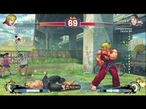 MILD COCOA [Ken] vs Stay Gold [Ryu] SSF4 Japanese Online Ranked Matches - TRUE-HD