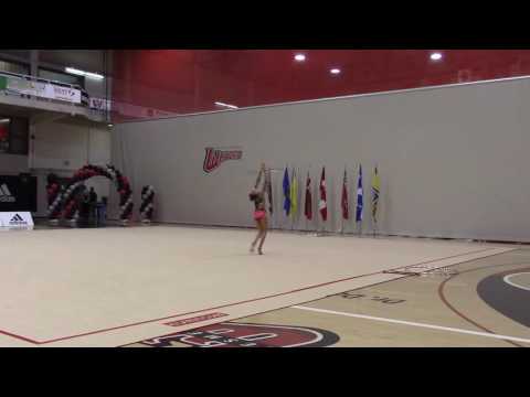 Gloria Hauer Junior Hoop 2016 CDN Championships RG Comp B