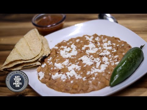 Frijoles Puercos - Refried Beans - Mexican Food