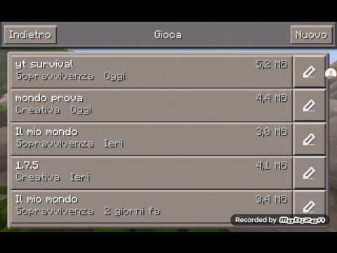 Minecraft ita cambio mondo BUG assurdi