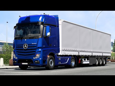 ETS2 1.44 - Mercedes-Benz Actros MPIV 1845 - Trip: Stuttgart - Klagenfurt