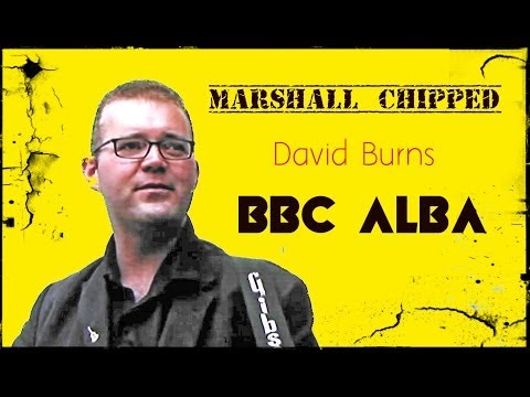 Glasgow Band Marshall Chipped's Singer David Burns BBC Alba Busking