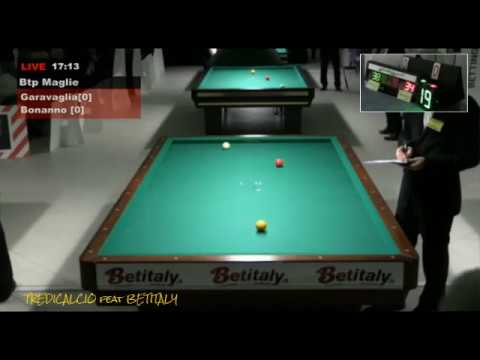 GARAVAGLIA vs BONANNO - 3^ PROVA BILIARDO BTP 2016 MAGLIE
