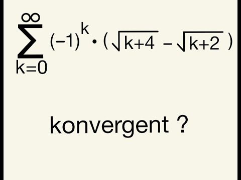 Reihe alternierend Leibnizkriterium Konvergenz unendliche Reihe Leibniz Konvergenzkriterium