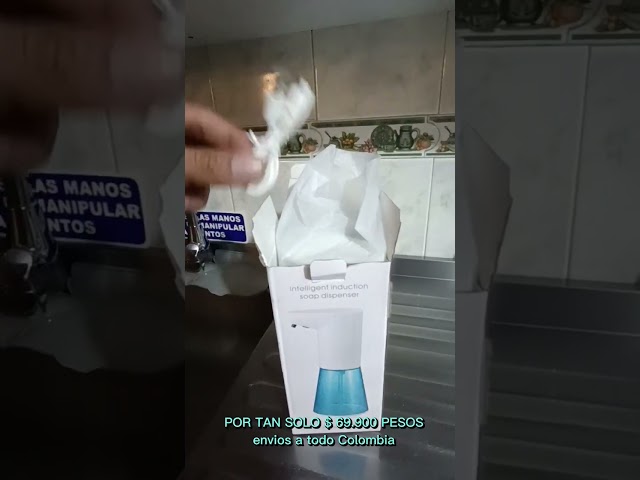 Vídeo relacionado con Dispensador de Jabón Automático 500ml con Sensor, Dispensador Jabon Baño Automatico, Resistente al Agua IPX5, 4 Niveles Ajustables, para Baño, Cocina, Hoteles y Espacios Públicos