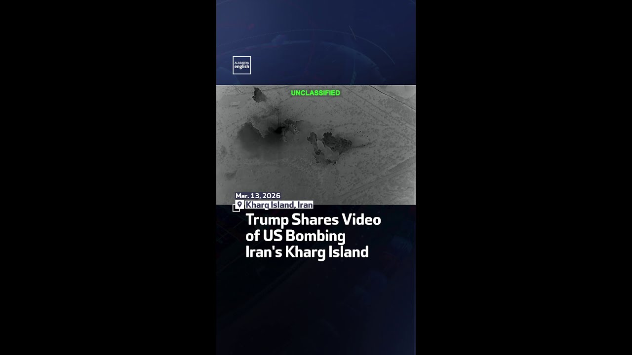 Video | Trump Shares Video Of US Bombing Iran's Kharg Island