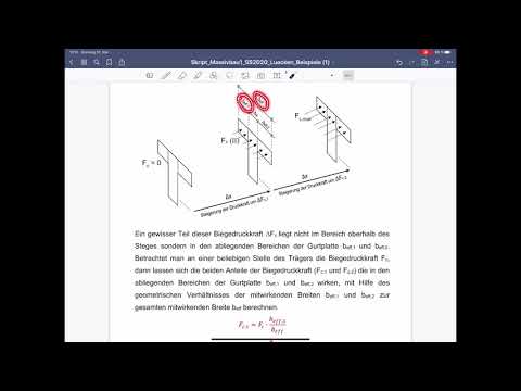 Concrete Structures 1, Lecture 20 - Compression Flange Connection