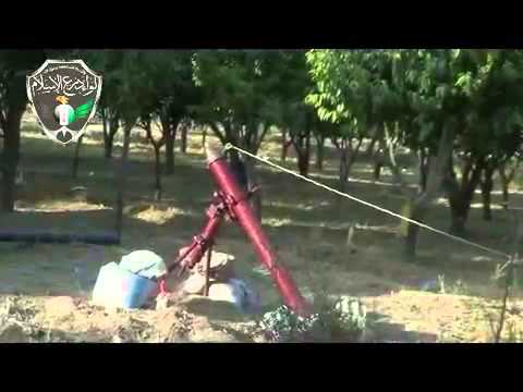 استهداف  قوات النظام بقذائف الهاون من قبل لواء درع الإسلام في دير سلمان في محافظة ريف دمشق